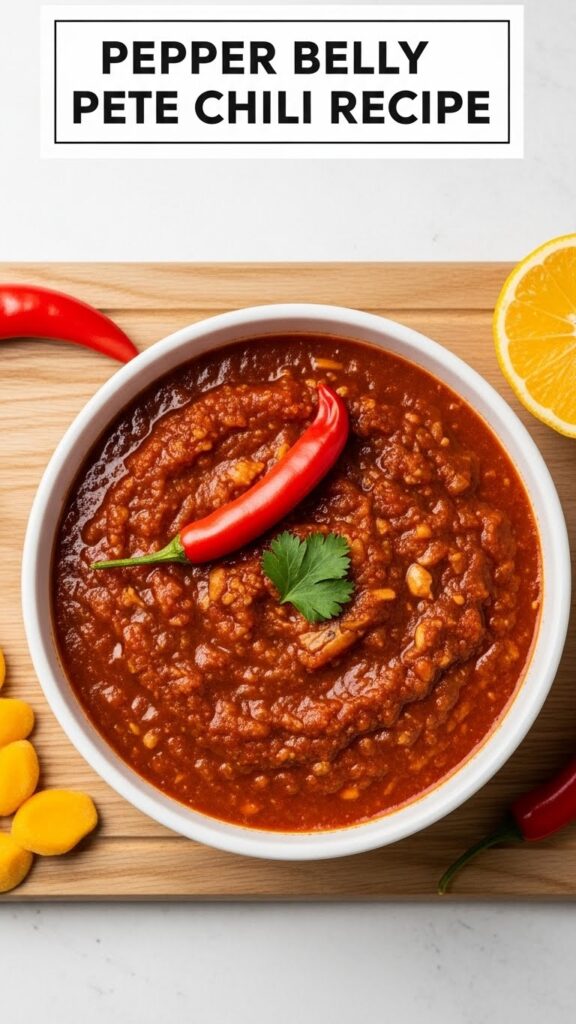 Pepper Belly Pete Chili Recipe