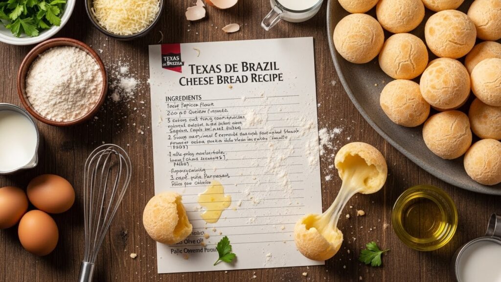 Texas de Brazil Cheese Bread Recipe