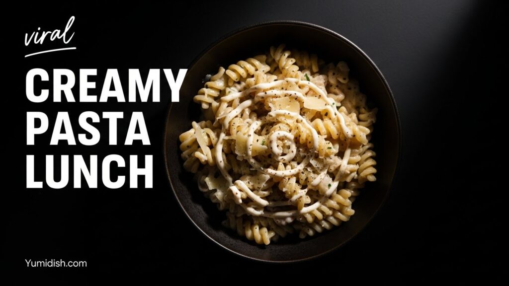 Creamy pasta lunch recipe