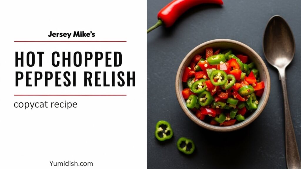 Jersey Mike’s Hot Chopped Pepper Relish Recipe